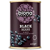 Los mejores  - Biona Frijoles Negros Ecológicos - Vegetariano- Vegano- Paleo - Paquete 6 X 400 Gr